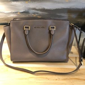 Michael Kors Medium Saffiano Leather Satchel